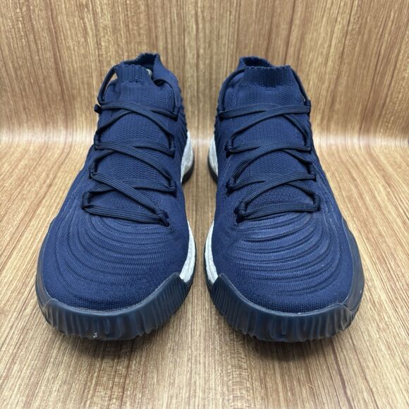 Adidas Crazy Explosive 2017 Sneakers Men 14 Basketball Low Knit Boost Shoes Navy - Picture 2 of 8